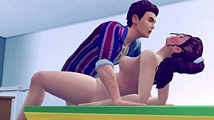 Flexible Party Gymnast Squirts While Fucked on Ping Pong Table