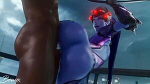 Overwatch Porn Pt1 - Big Tits and Monster Cock in Wild Action
