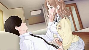 an afternoon chilling with my sempai in uniform