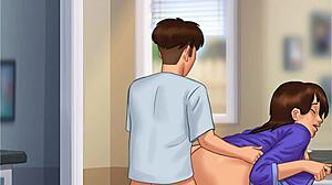 Summertime Saga Debbie Has Sex In The Kitchen