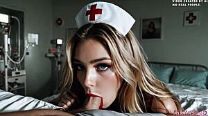 i fuck a beautiful nurse and cum deep in her pussy