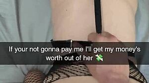 tenant leaves tied-up submissive as landlord payment on day two