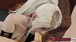 hey, vampire sucking big cock in 3d pov with cumshot 😈