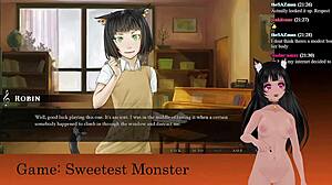 Vtuber Lewdneko Battles Sweetest Monster Intensely