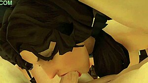 true facial strikes again in wild 3d hentai game