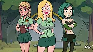 What are those sounds in Camp Pinewood episode 20?