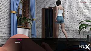 pine falls sex around girlfriend 30 with friend babe in game