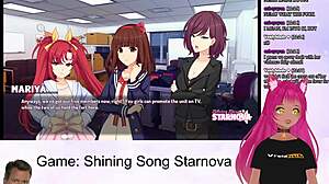 i am playing shining song starnova aki route part 2 as vtuber lewdneko