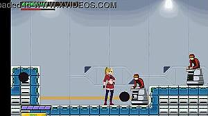 Cute Blonde Explores Erotic Hentai Game with Men in Forby Act