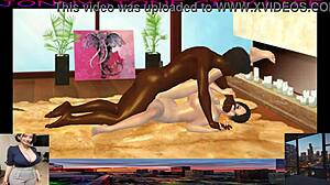 JonnyStone Drills Asian with Big Black Cock