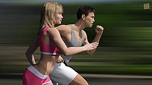 yo, training with sexy blonde katia in big city pleasures 9 is wild