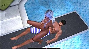 taken at the public swimming pool jumping board in outdoor animations part 3