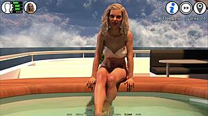 Animated erotica: Aqua’s Stripper That dances all by her towel in the movie Waterworld