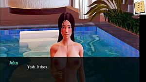 Redhead milf with tits in family game 32