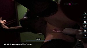 Alex’s special scenes with Tracy in the 3D animated mobile game