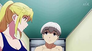 Anime scene unfolds with intense hidden desires