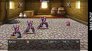 Although Hentai RPG, Makina found herself venturing on a ruined city