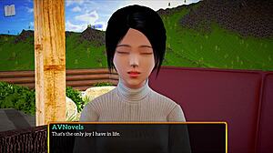 redhead teen plays in homemade game