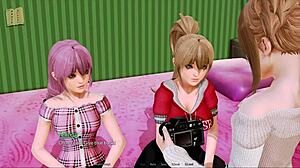 That intense feeling in Harem Hotel 62 from the anime game