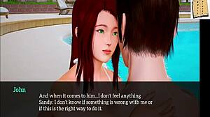 Join my new family in this 3D cartoon anime part 165 😊