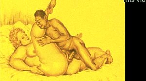 enjoy vintage erotic illustrations from anime