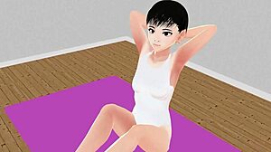 Leo Tries Stretch Yoga!