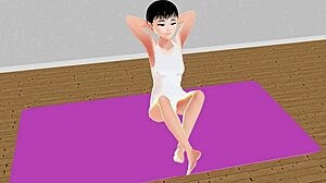 Leo Tries Stretch Yoga!