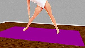 Leo Tries Stretch Yoga!