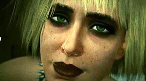 misty's steamy laguna bend scene in cyberpunk 2077. ultra settings bring raw action