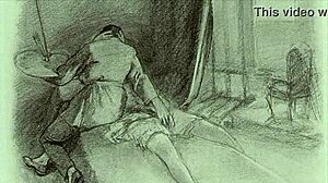 Bold Vintage Erotic Drawings Collection from Retro Anime Animations