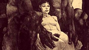 Vintage erotic illustration evoking deep emotions