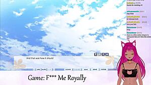 Vtuber Lewdneko Plays F Me Royally Part One