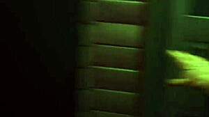 Female Tyger Claw dominates hammer club sex scene in Cyberpunk 2077