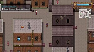 That cute girl grabs something weird from a guy's box in Detective Girl of the Steam City - part 6 😏