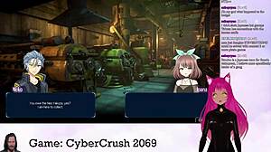 Vtuber Lewdneko Plays Cybercrush 2069 Part 1