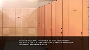 Unfaithful spouse in anime game: Normal and lewd endings