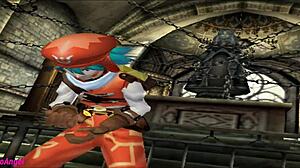 Ps2 game featuring big tits and asian characters.