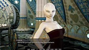 Lesbian assfuck orgy with big tits in 3D