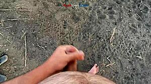 hey, ever seen someone jerking off under a bridge like this?