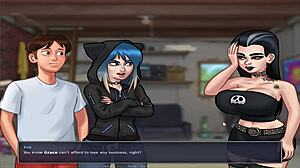 Summer time saga unc part 29, big tits and oppai action.