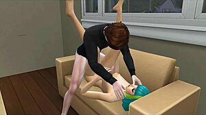 I feel so enriched by Vanessa Jeong's intense game experience in 3D cartoon hentai