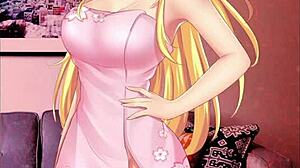 Beautiful animated woman goes on to investigate her equally animated neighbor in visual novel
