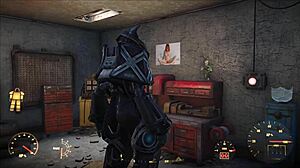 Fallout 4 power armor fuck with brunette teen!