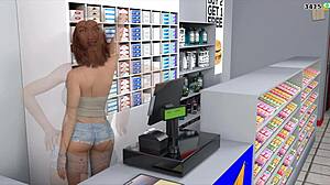 Big City Pleasures 18 - Chewing Gum on Bottom Shelf Sparks Wild Fun. What a Crazy Spot!