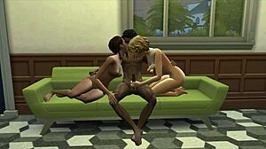 Mark Eggleston, Alice Martin, Leslie Holland in Horny Game Meeting