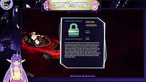 in subverse, the girl with big tits and ass gets sexy in episode 12