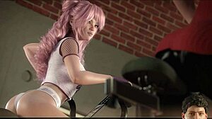 Public gym tryst with anime streamer in Genesis Order series