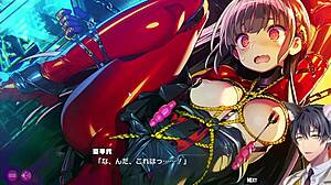 In the anime game, Dona Dona explores a steamy erotic scene together.