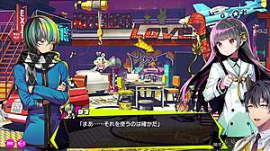 In the anime game, Dona Dona explores a steamy erotic scene together.