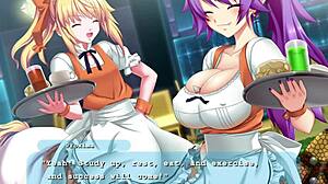 why not join princess x in the cafe for big tits oppai in hentai game ep20?